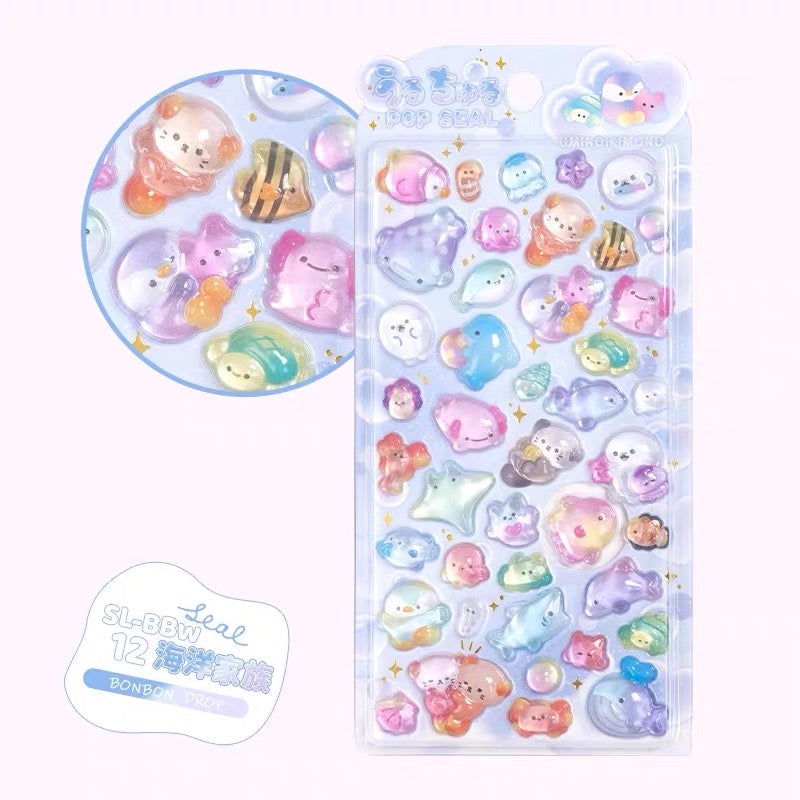 Bon Bon Drop Stickers (Creatures)