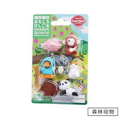 Iwako Eraser Sets: Animals