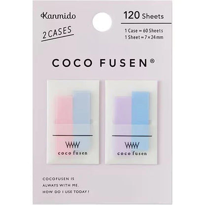 Kanmido Coco Fusen Mini Clip Sticky Notes