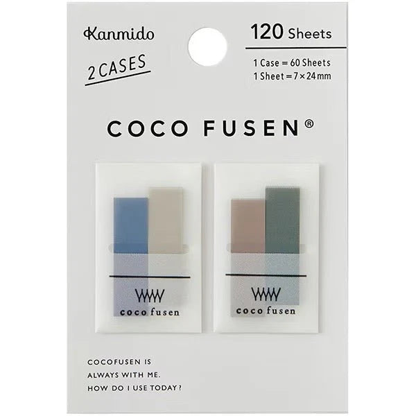 Kanmido Coco Fusen Mini Clip Sticky Notes