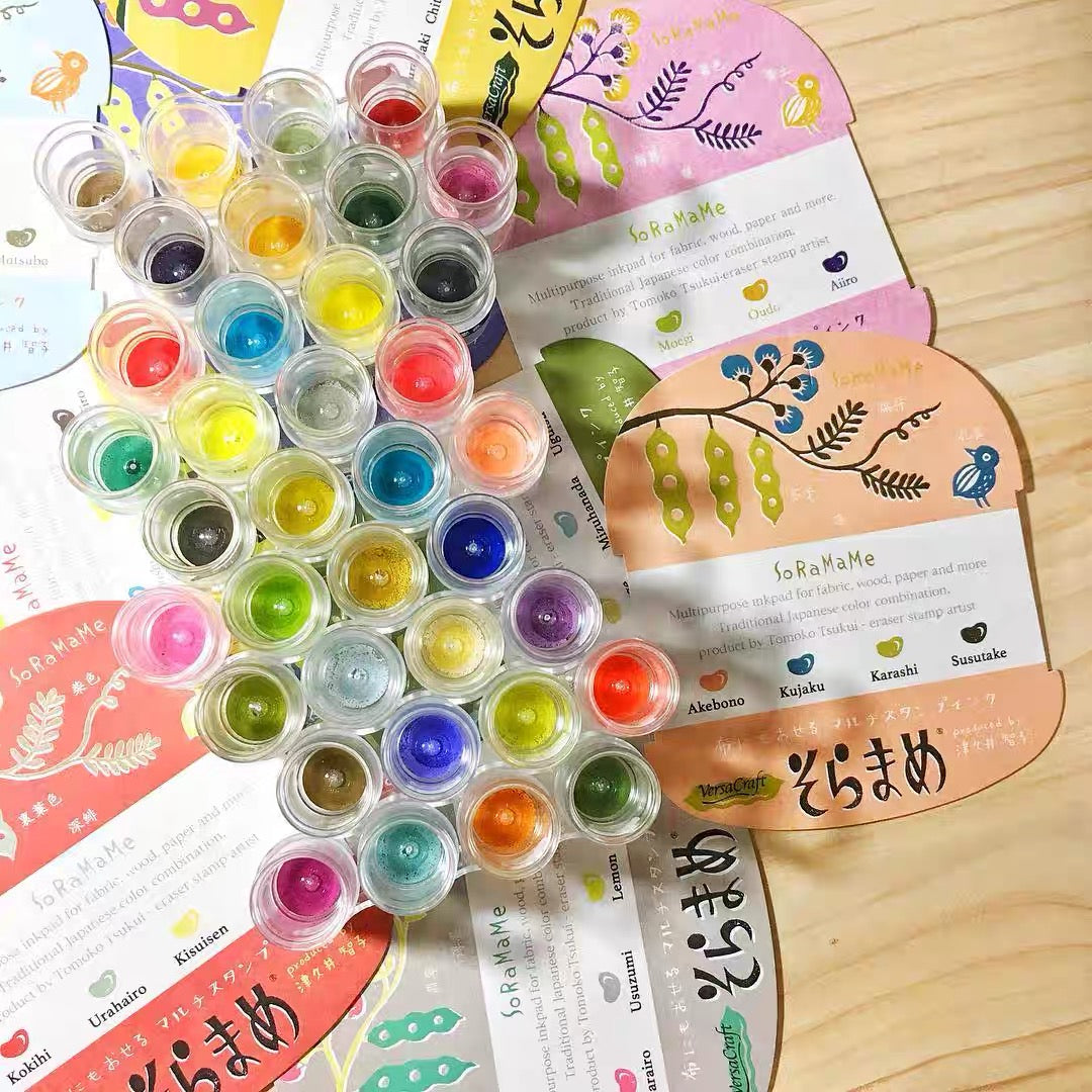 Tsukineko Versacraft Mini Finger Ink Pads Set