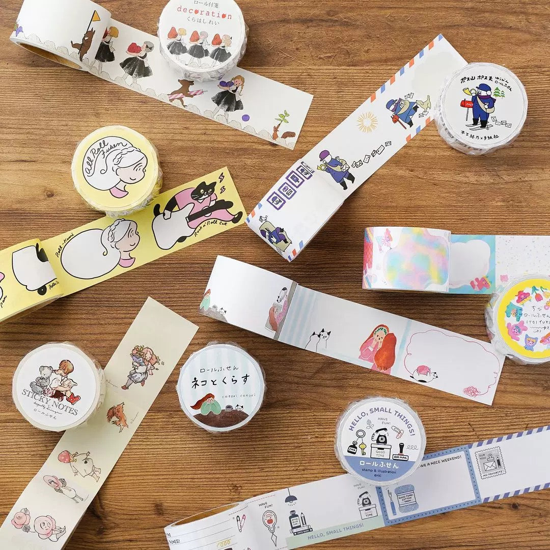 Tegamisha Roll Sticky Notes (more designs)