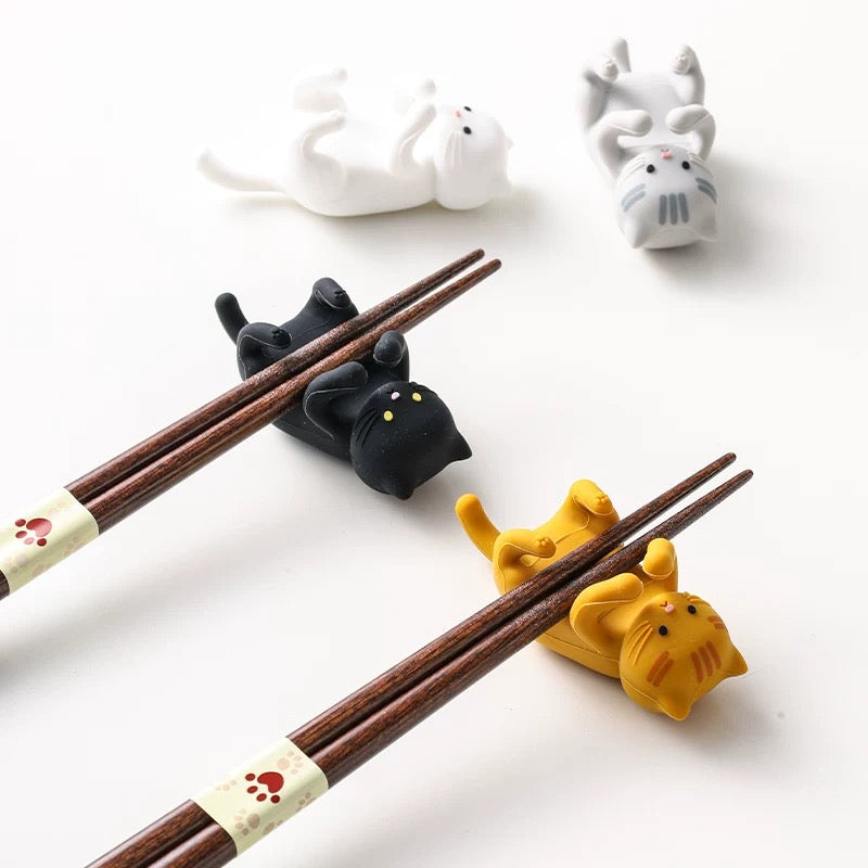 Japanese Wooden Chopstick & Rest Set