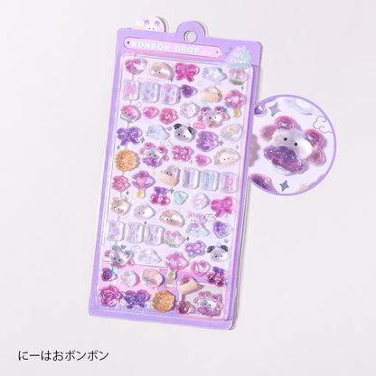 Q-LiA Bon Bon Drop Stickers (animals)