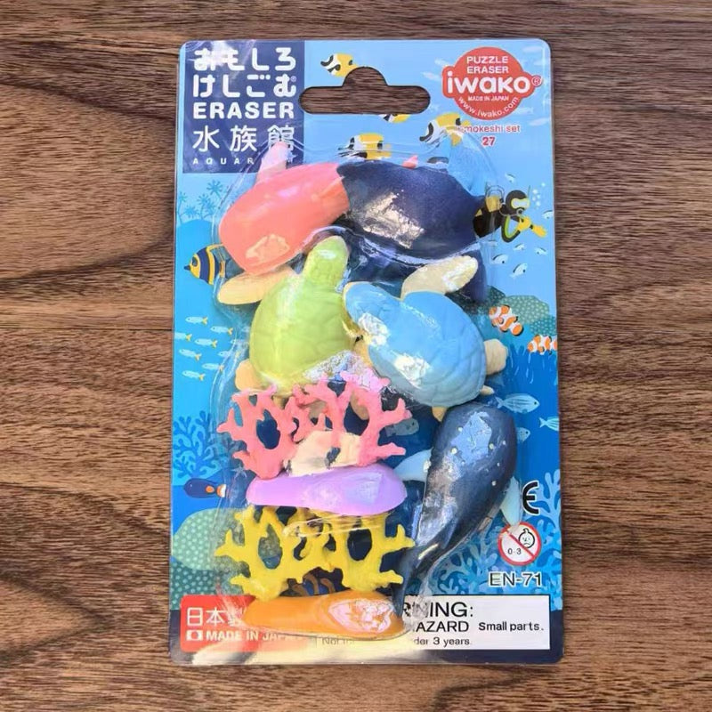 Iwako Eraser Sets: Animals
