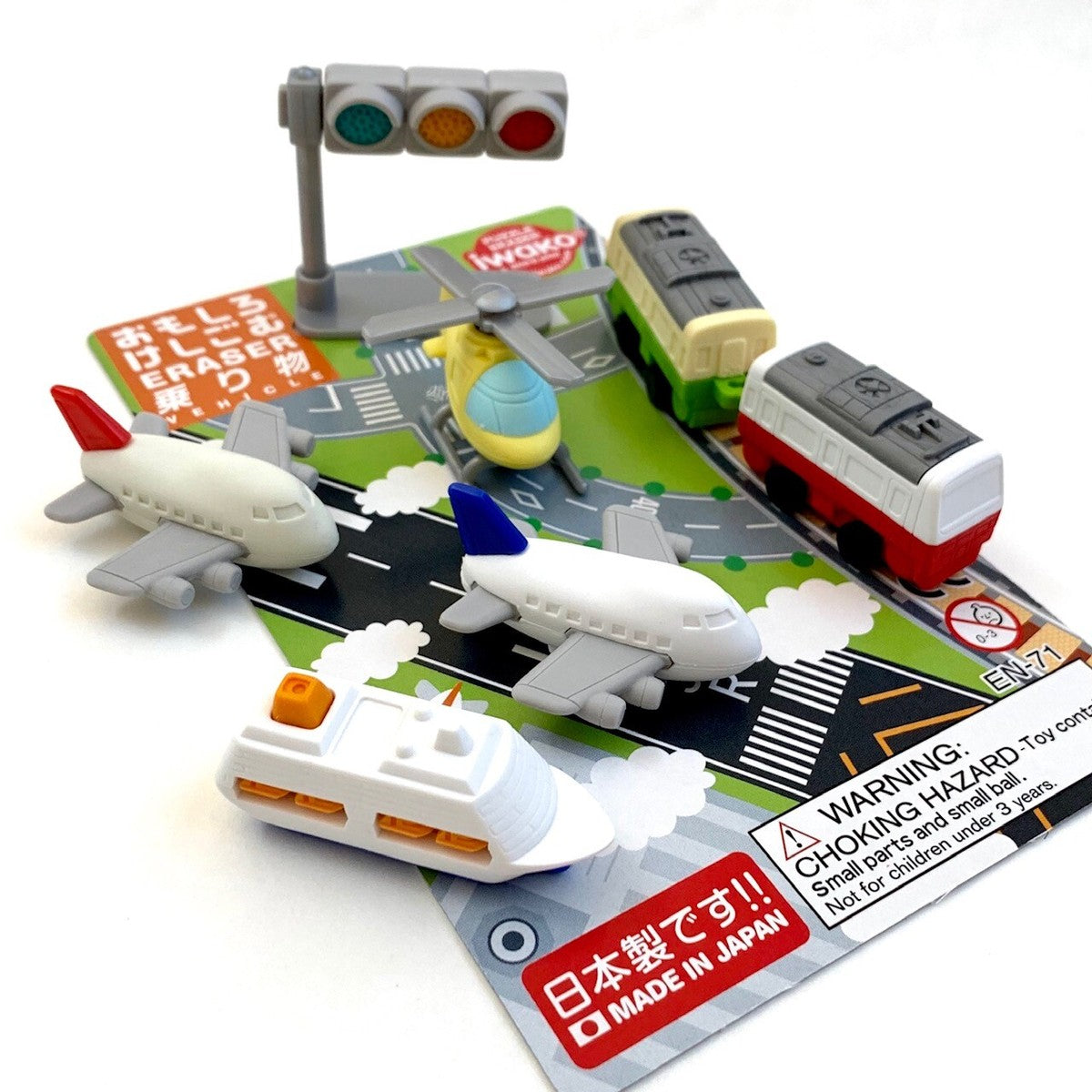 Iwako Eraser Sets: Vehicles