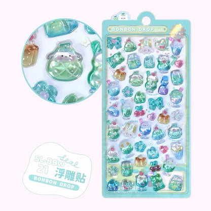 Bon Bon Drop Stickers (food)