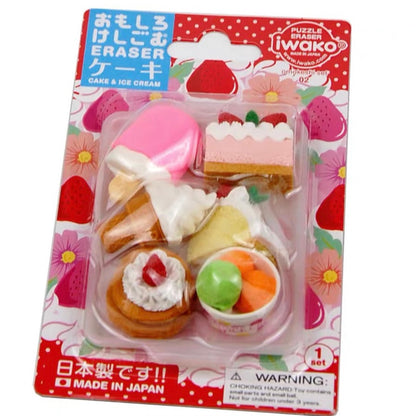 Iwako Eraser Sets: Dessert