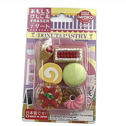 Iwako Eraser Sets: Dessert