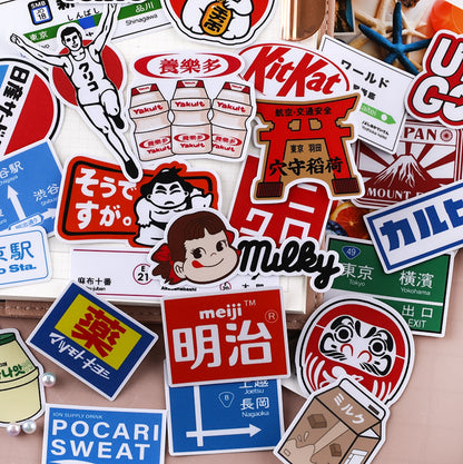 Tokyo-themed Stickers (set of 50)