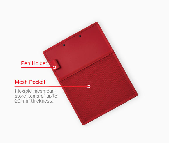 King Jim All-in Clip Board A4 (with pockets)