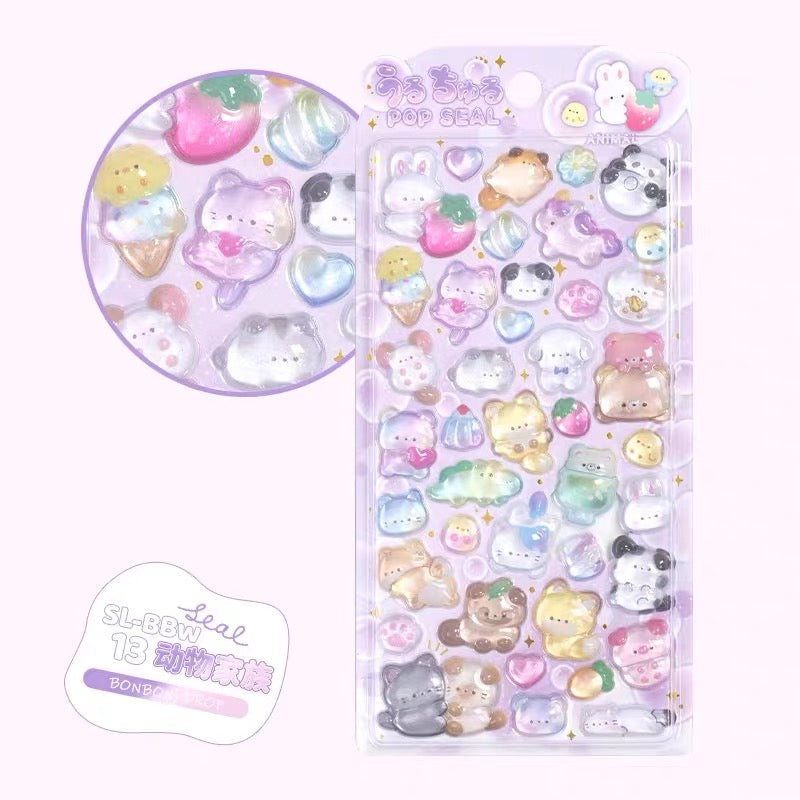 Bon Bon Drop Stickers (Creatures)