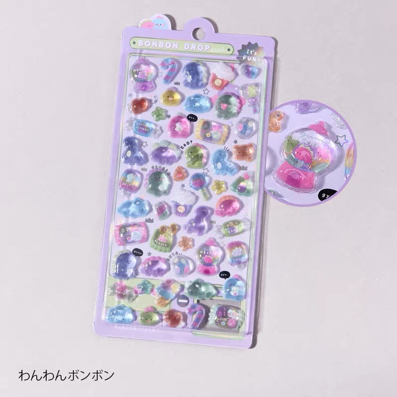 Q-LiA Bon Bon Drop Stickers (animals)