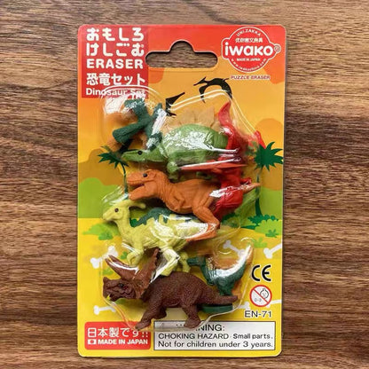 Iwako Eraser Sets: Animals