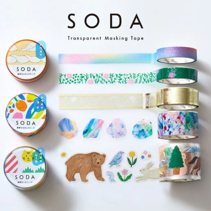King Jim SODA Transparent Masking Tape