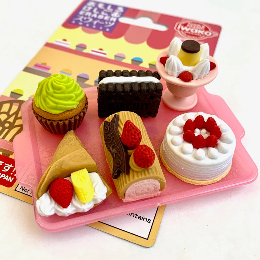 Iwako Eraser Sets: Dessert