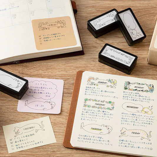 Midori Pre-Inked Paintable Stamp