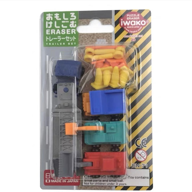 Iwako Eraser Sets: Vehicles