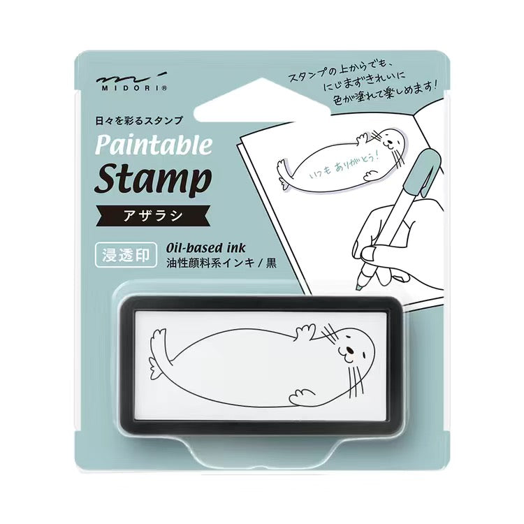 Midori Pre-Inked Paintable Stamp
