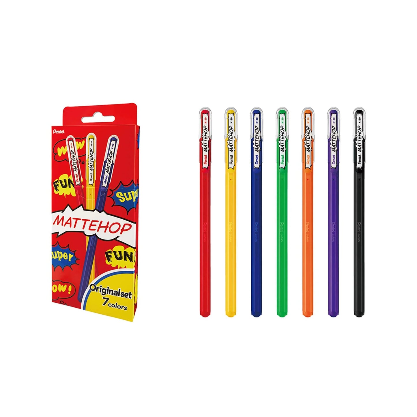 Pentel Mattehop Gel Pen 1.0mm