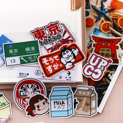 Tokyo-themed Stickers (set of 50)