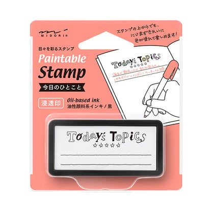 Midori Pre-Inked Paintable Stamp