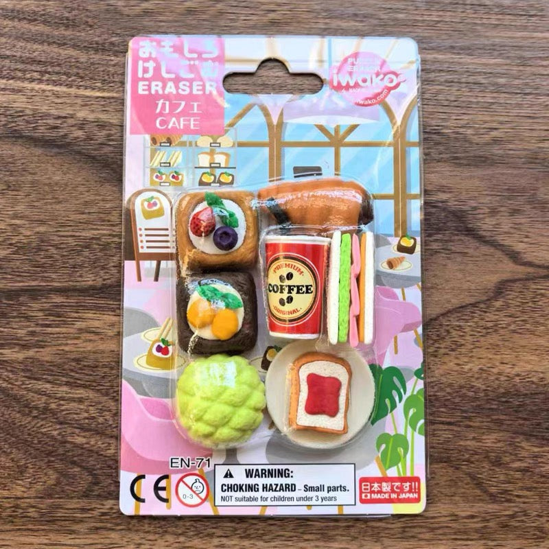 Iwako Eraser Sets: Dessert