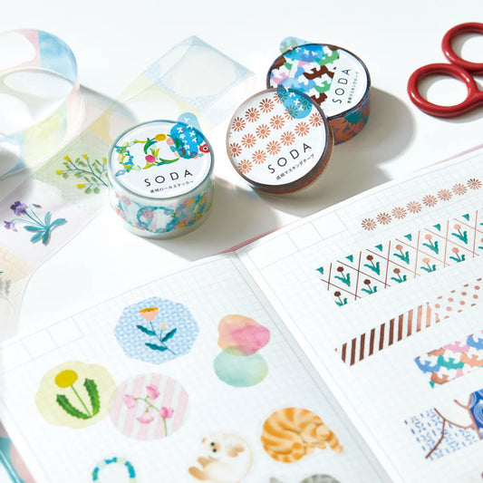 King Jim SODA Transparent Masking Tape