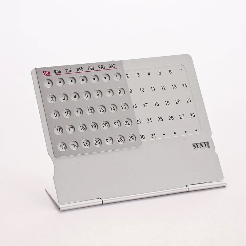 Metal Desk Forever Calendar