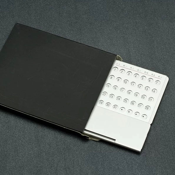 Metal Desk Forever Calendar