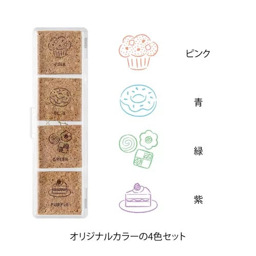 Midori Yuru Log Pre-Inked Stamps