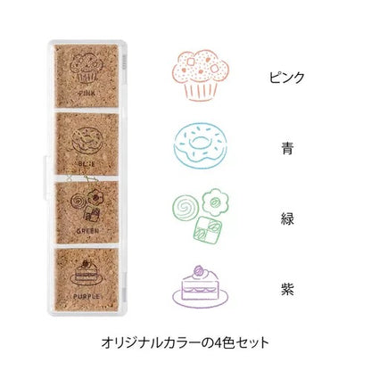 Midori Yuru Log Pre-Inked Stamps