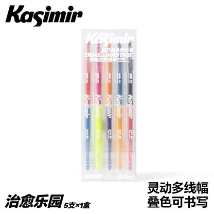 Kasimir Dual-Tip Colour-Changing Highlighter Set