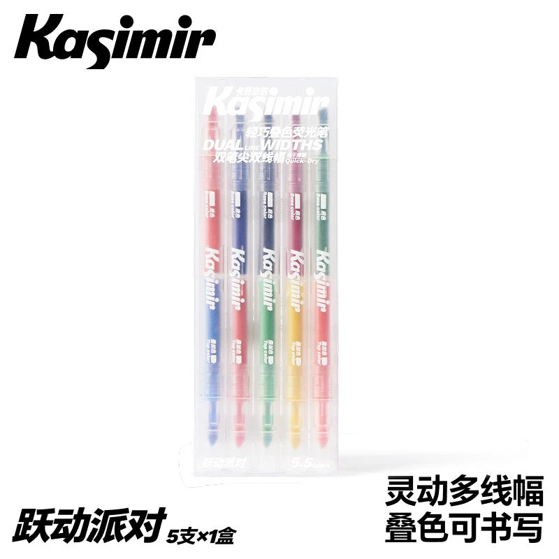 Kasimir Dual-Tip Colour-Changing Highlighter Set