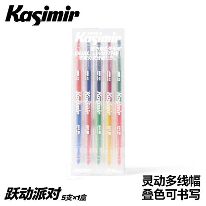 Kasimir Dual-Tip Colour-Changing Highlighter Set