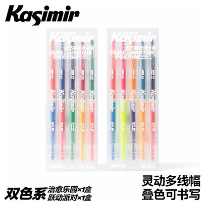 Kasimir Dual-Tip Colour-Changing Highlighter Set