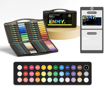 Enmy Acrylic Fast-Drying Paint Marker Set