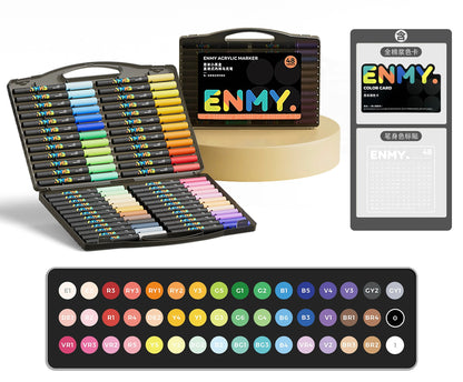 Enmy Acrylic Fast-Drying Paint Marker Set