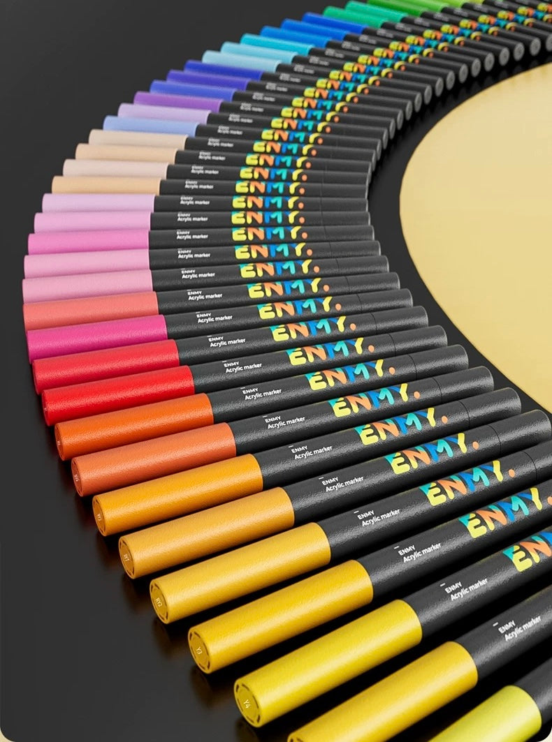 Enmy Acrylic Fast-Drying Paint Marker Set