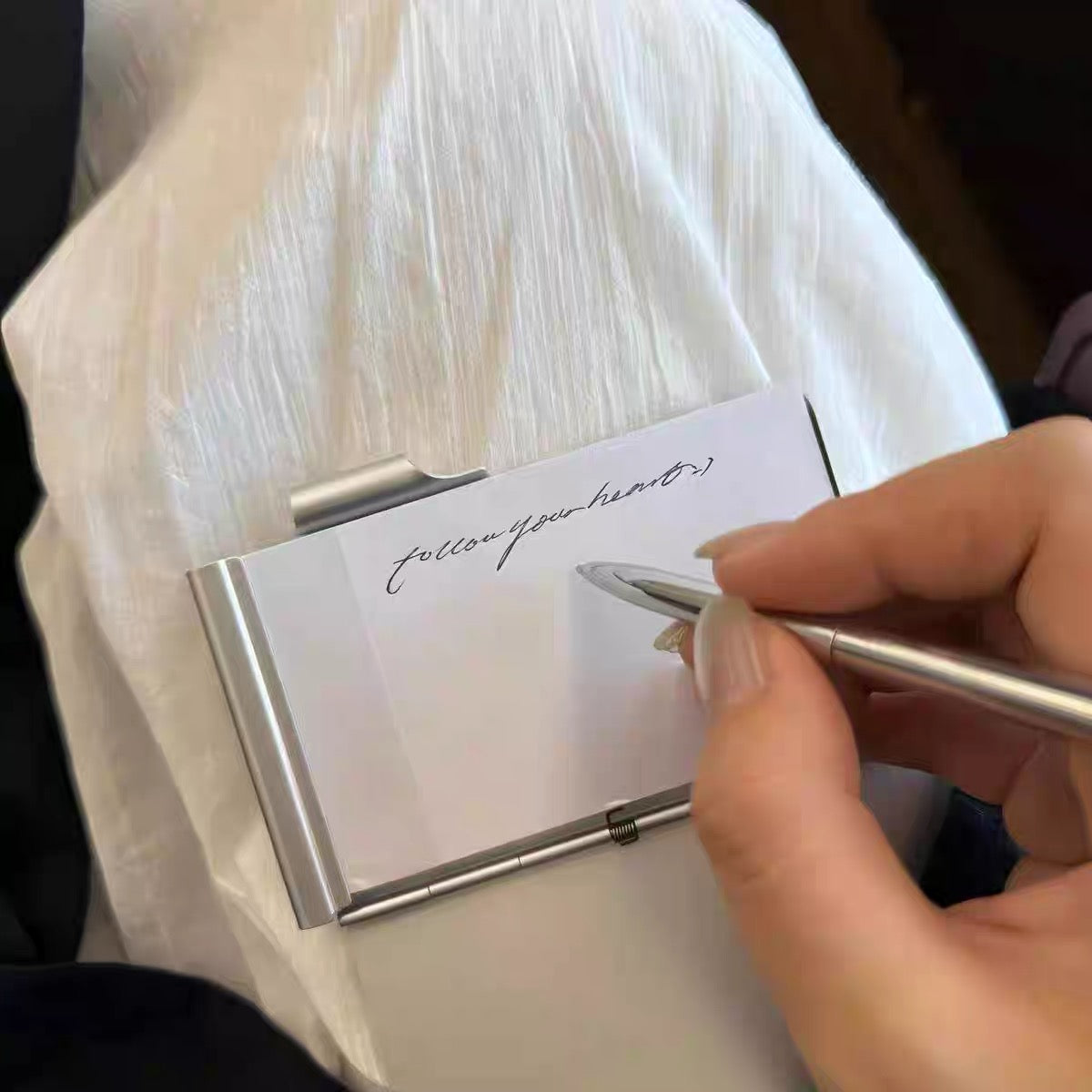 Metal Pocket Note Pad