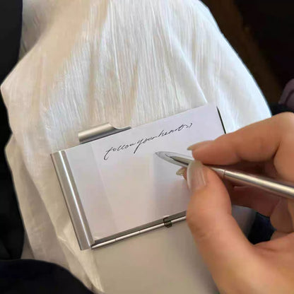 Metal Pocket Note Pad