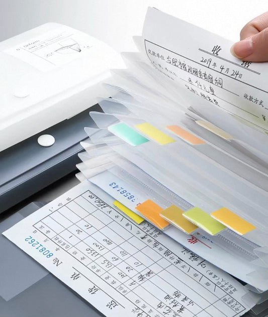 Deli Accordion Style Receipt File