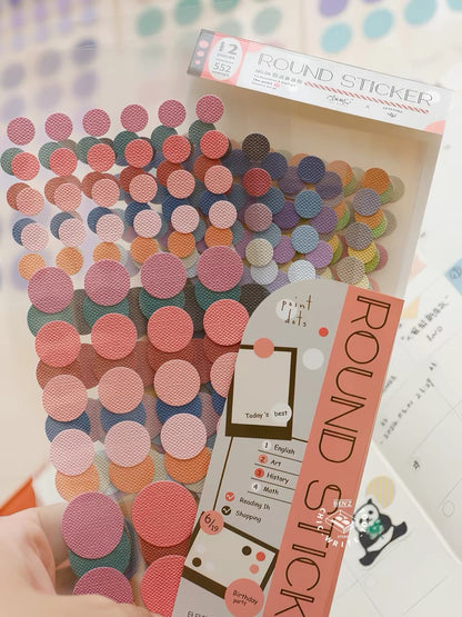 Benzstore Textured Dots Stickers (552 pcs)