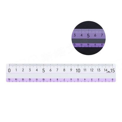 Raymay Easy to See Grid Ruler 15cm