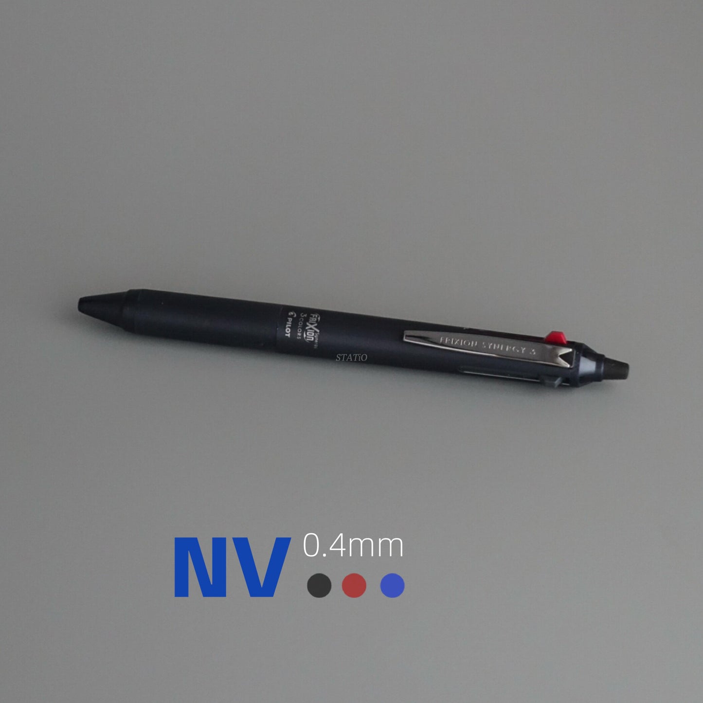 Pilot Frixion Synergy 3 Erasable 3-Color Ballpoint Pen 0.4mm