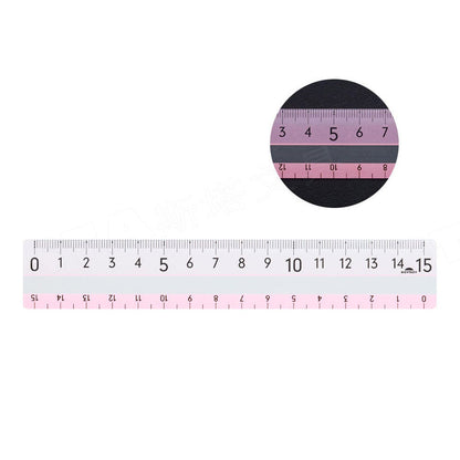 Raymay Easy to See Grid Ruler 15cm