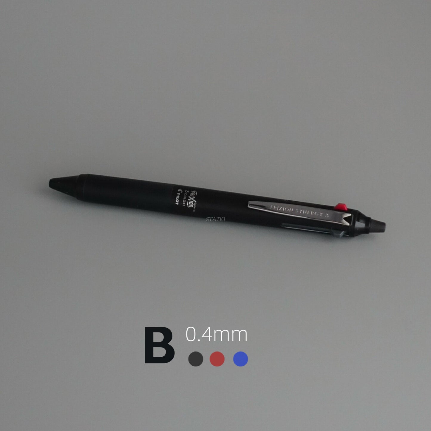 Pilot Frixion Synergy 3 Erasable 3-Color Ballpoint Pen 0.4mm