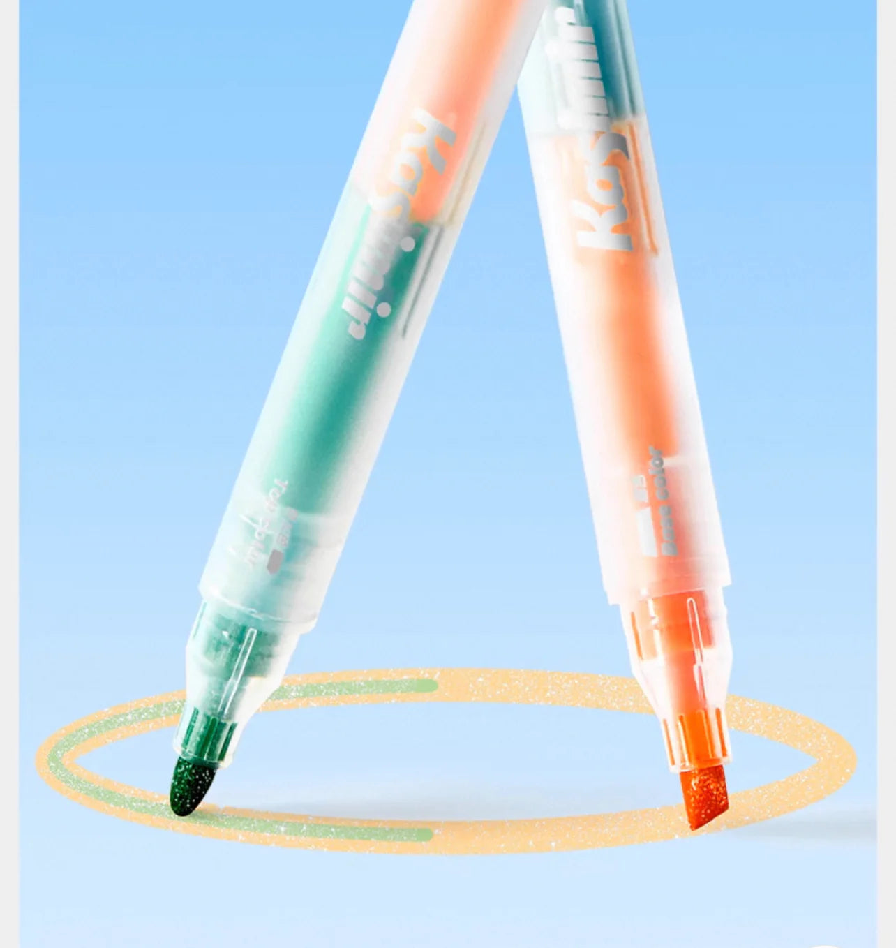 Kasimir Dual-Tip Colour-Changing Highlighter Set