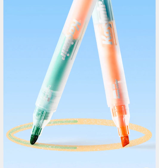 Kasimir Dual-Tip Colour-Changing Highlighter Set