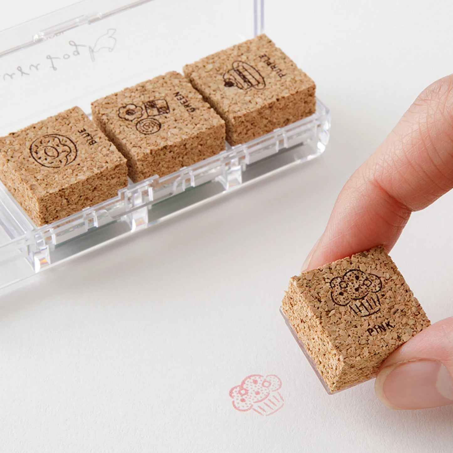 Midori Yuru Log Pre-Inked Stamps